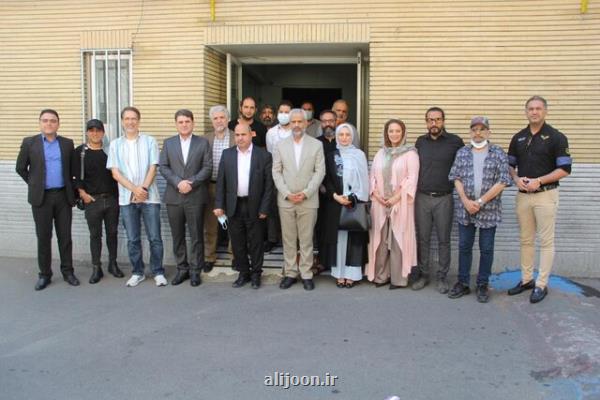 بازدید مدیران سیما از پشت صحنه یك سریال تاریخی