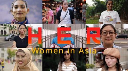 دوربین های دویچه وله رو به زنان آسیایی