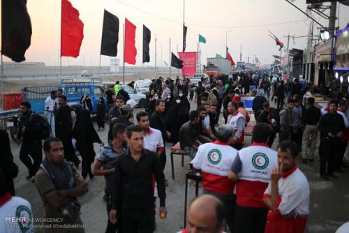 ۸ هزار امدادگر داوطلب، خدمت رسان زوار اربعین در عراق هستند