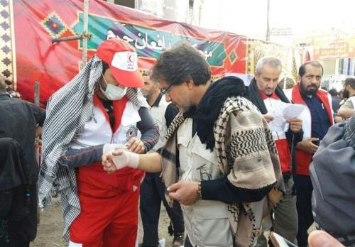 آموزش موکب داران برای ارائه خدمات امدادی به زوار اربعین حسینی
