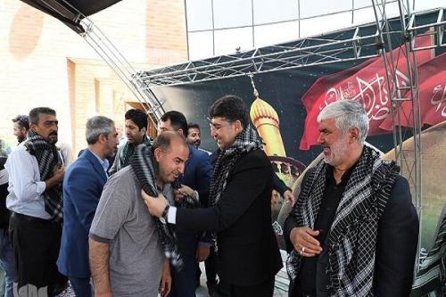 بدرقه کاروان خادمین اربعین حسینی در دارالمومنین تهران
