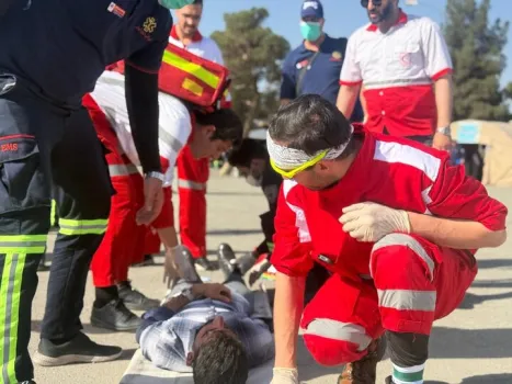 امدادرسانی هلال احمر به 593 حادثه دیده در 72 ساعت گذشته