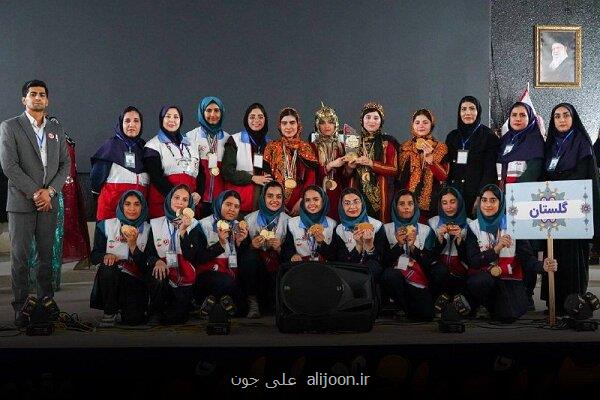 اختتامیه سیزدهمین دوره مسابقات آماده با قهرمانی تیم گلستان